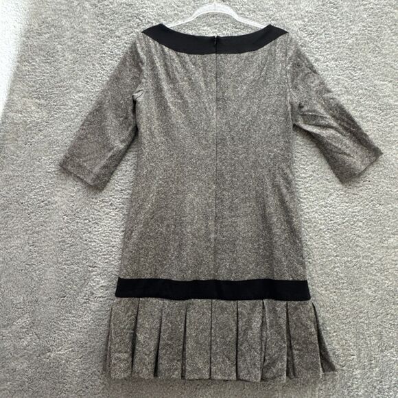 Vintage Pendleton Dress 10 Academia Wool Silk 90s Pleats Capsule Quiet Luxury - Picture 6 of 16